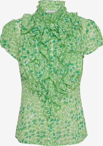 SAINT TROPEZ Blouse 'LillySZ' in Green: front