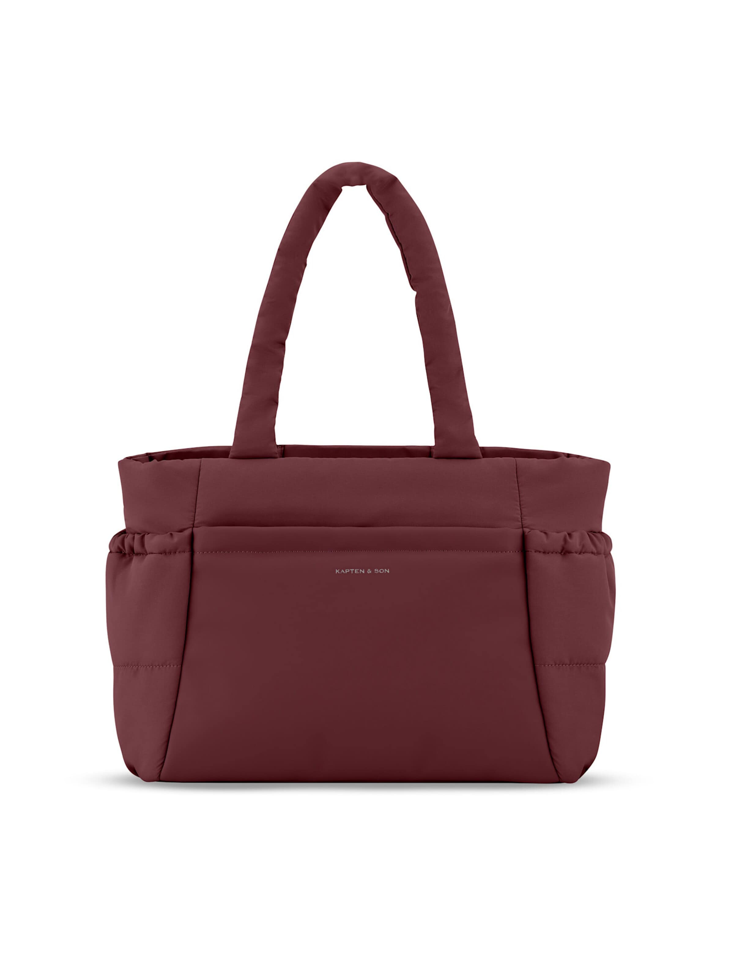 Kapten & Son Shopper 'Hellvi Cloud Medium'‌‌‌ in Rot: Vorderseite