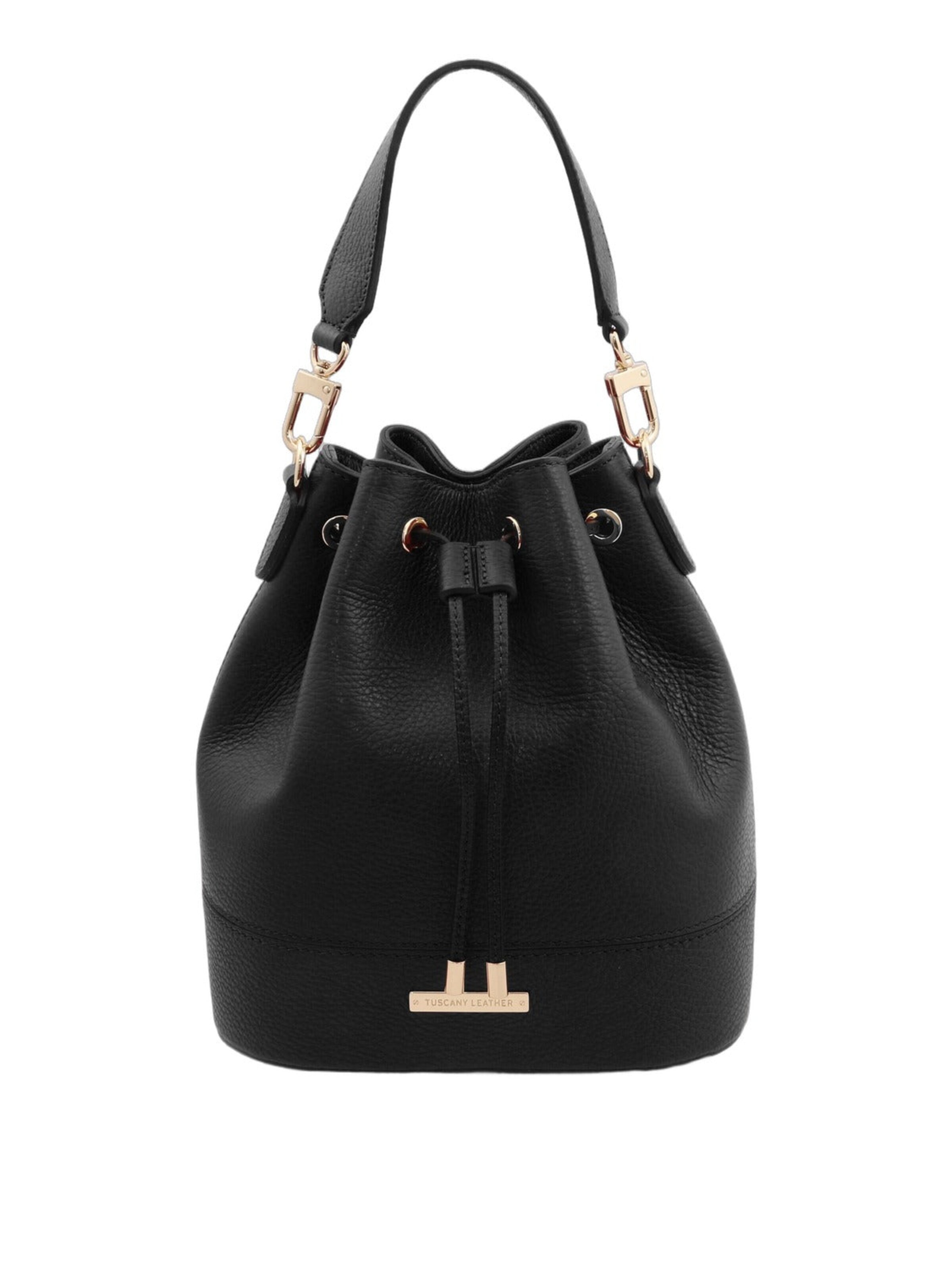 Sac à bandoulière 'TL Bag' Tuscany Leather en noir : devant