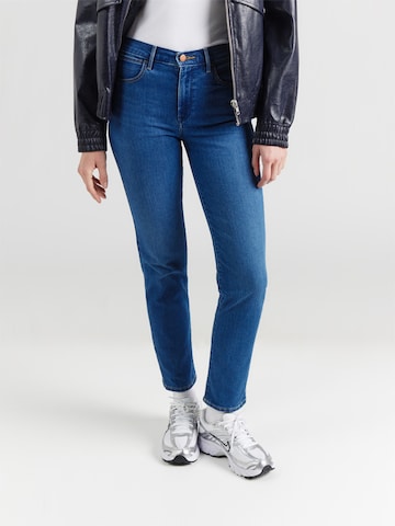 Coupe slim Jean WRANGLER en bleu : devant