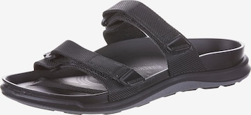 BIRKENSTOCK Hiking Sandals 'Sahara' in Black: front