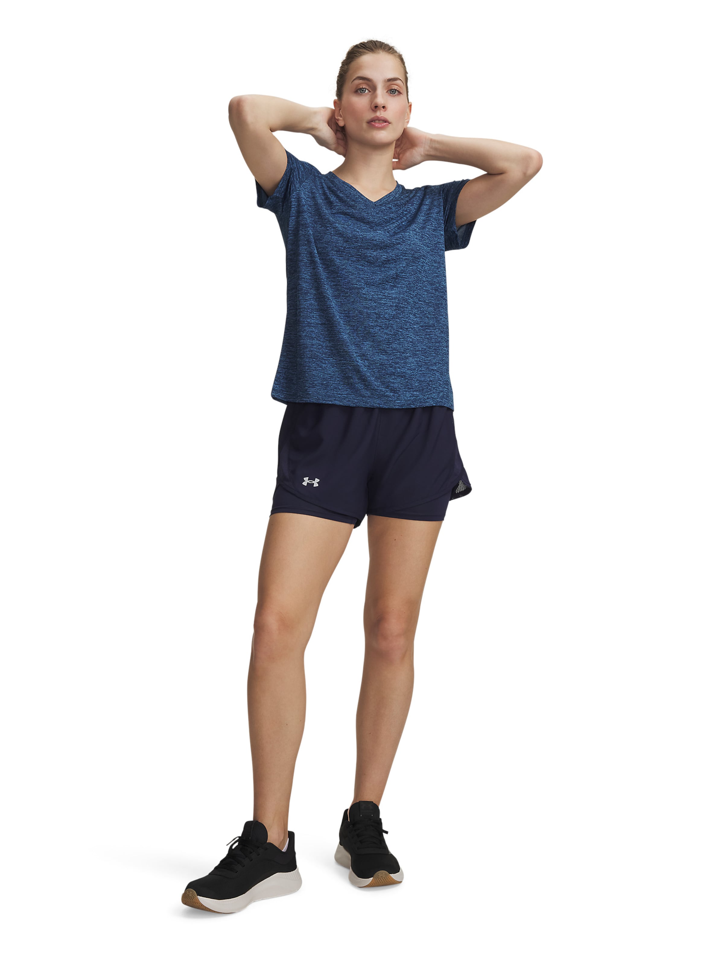 UNDER ARMOUR Regular Sports trousers 'Fly-By' in Blue