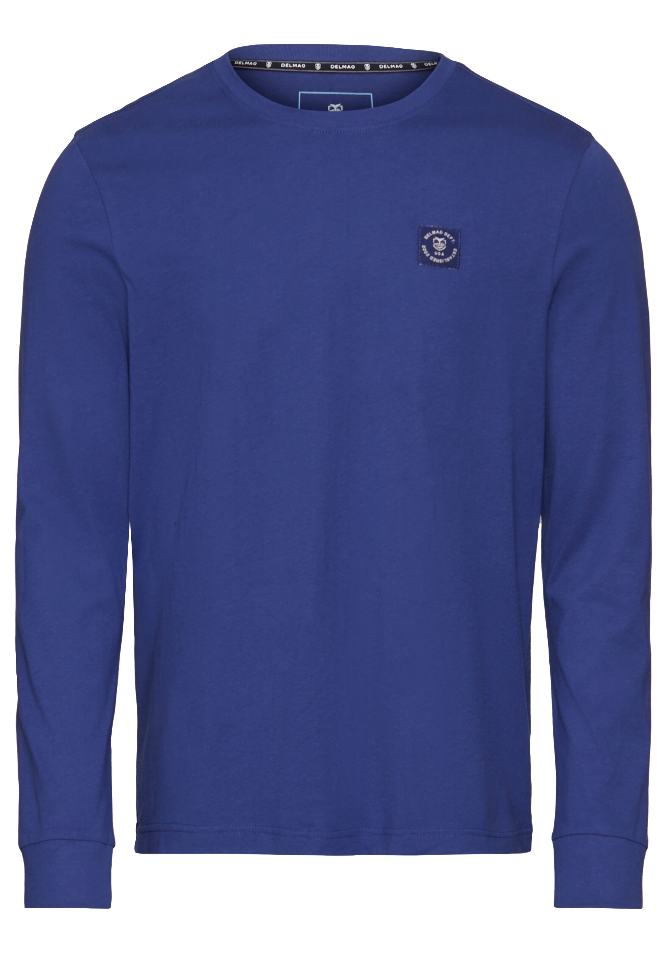 DELMAO Shirt in Blau: Vorderseite