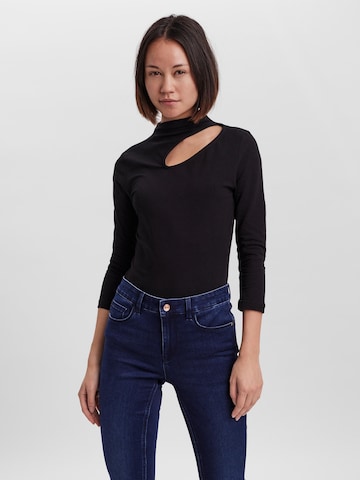 VERO MODA Shirt in Zwart: voorkant