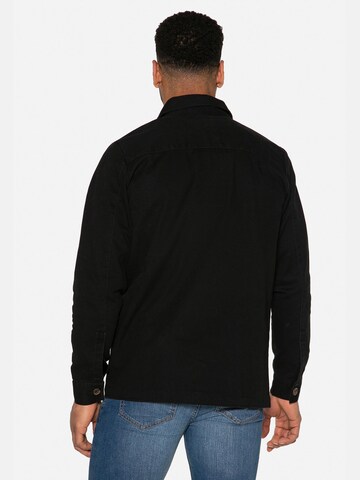 Threadbare Between-Season Jacket 'Ozone' in Black