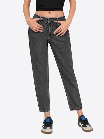 Imily Bela Tapered Jeans in Grau: Vorderseite