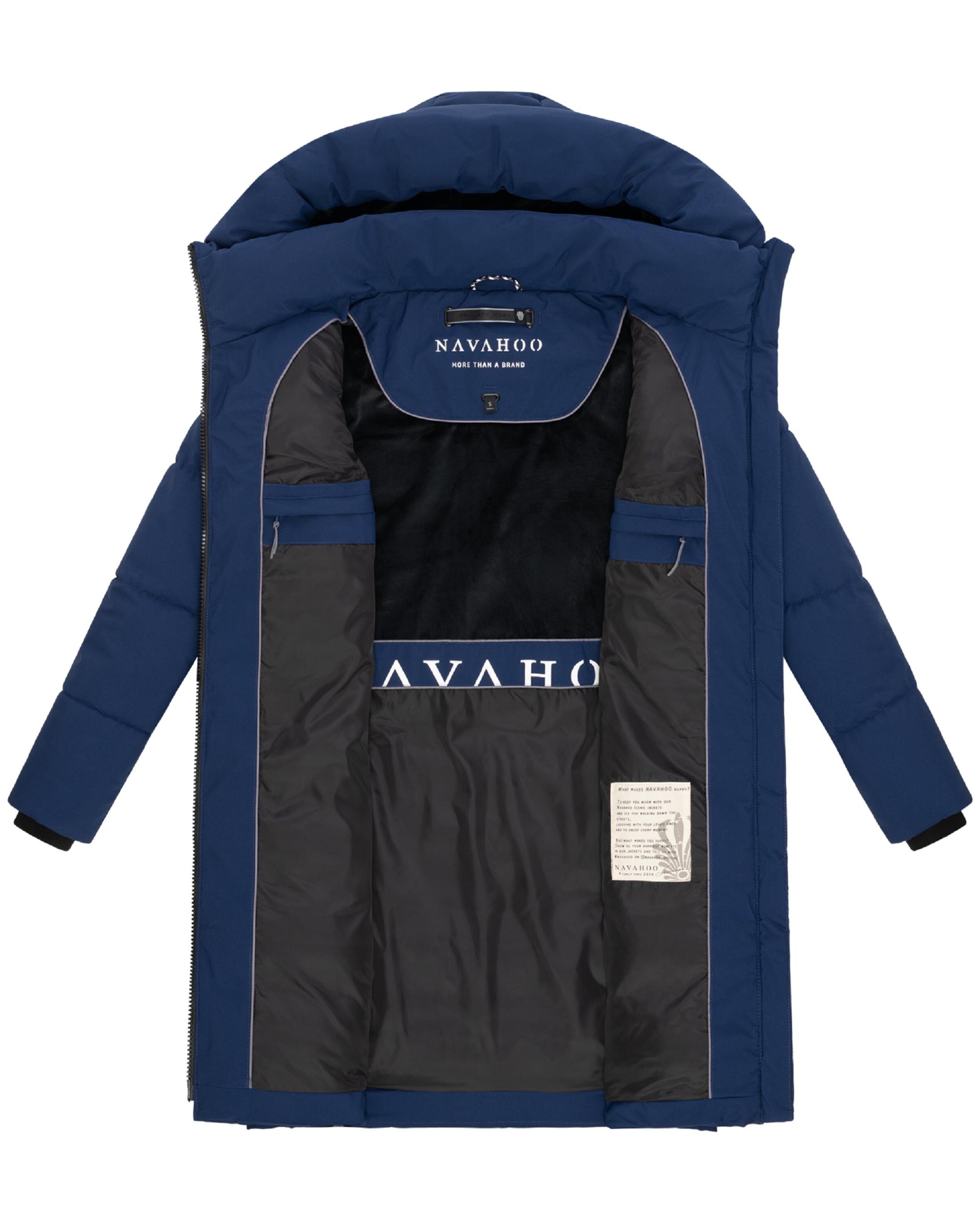 NAVAHOO Зимнее пальто 'Mondnebel XIV' в Синий