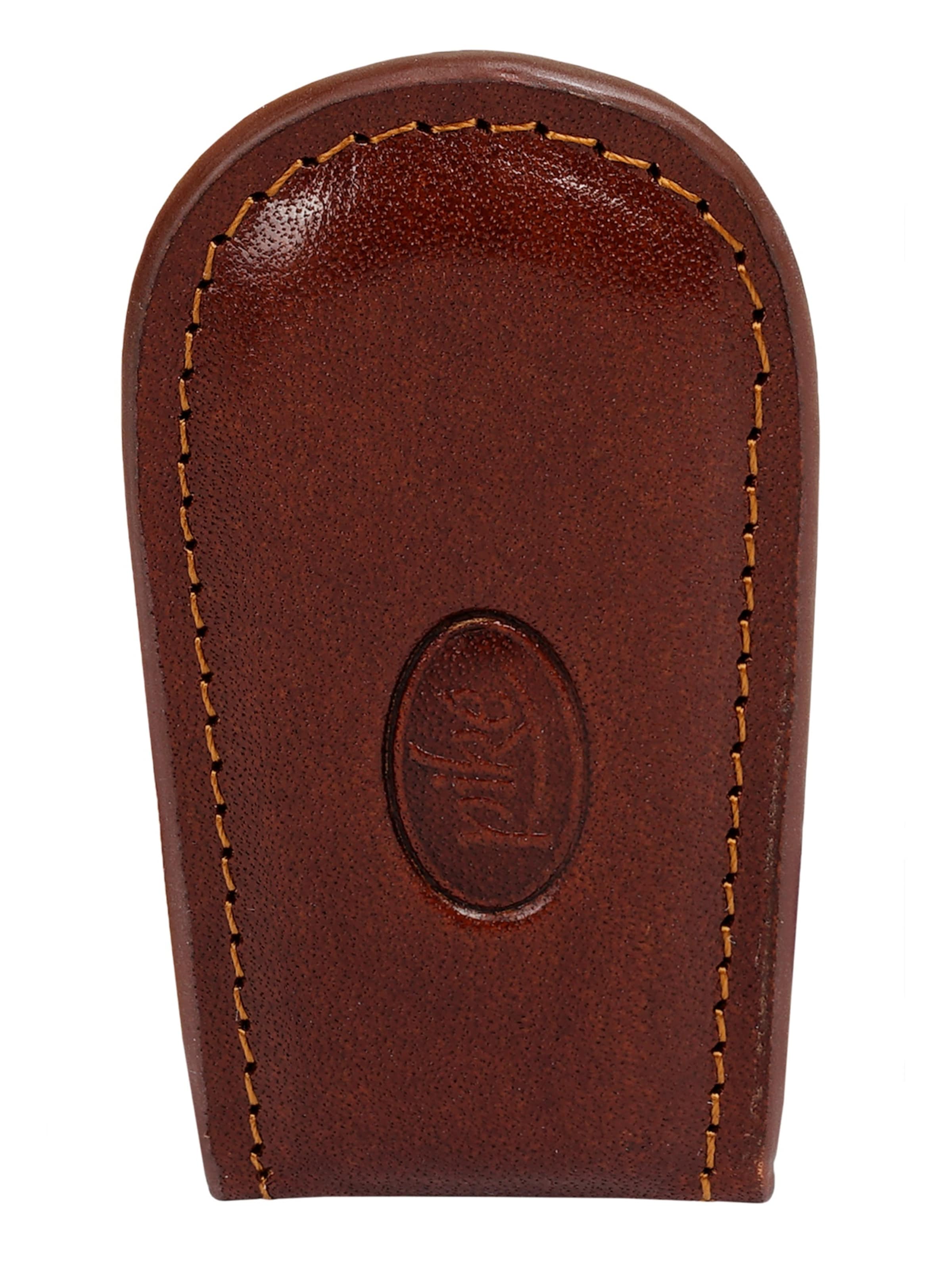 piké Wallet 'piké Money clip' in Brown: front