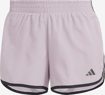 ADIDAS PERFORMANCE Pantalon de sport 'Marathon 20' en violet pastel / noir, Vue avec produit