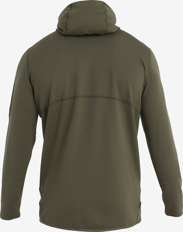 ICEBREAKER Zip-Up Hoodie 'Mer 560 Realfleece EleMtal II' in Green