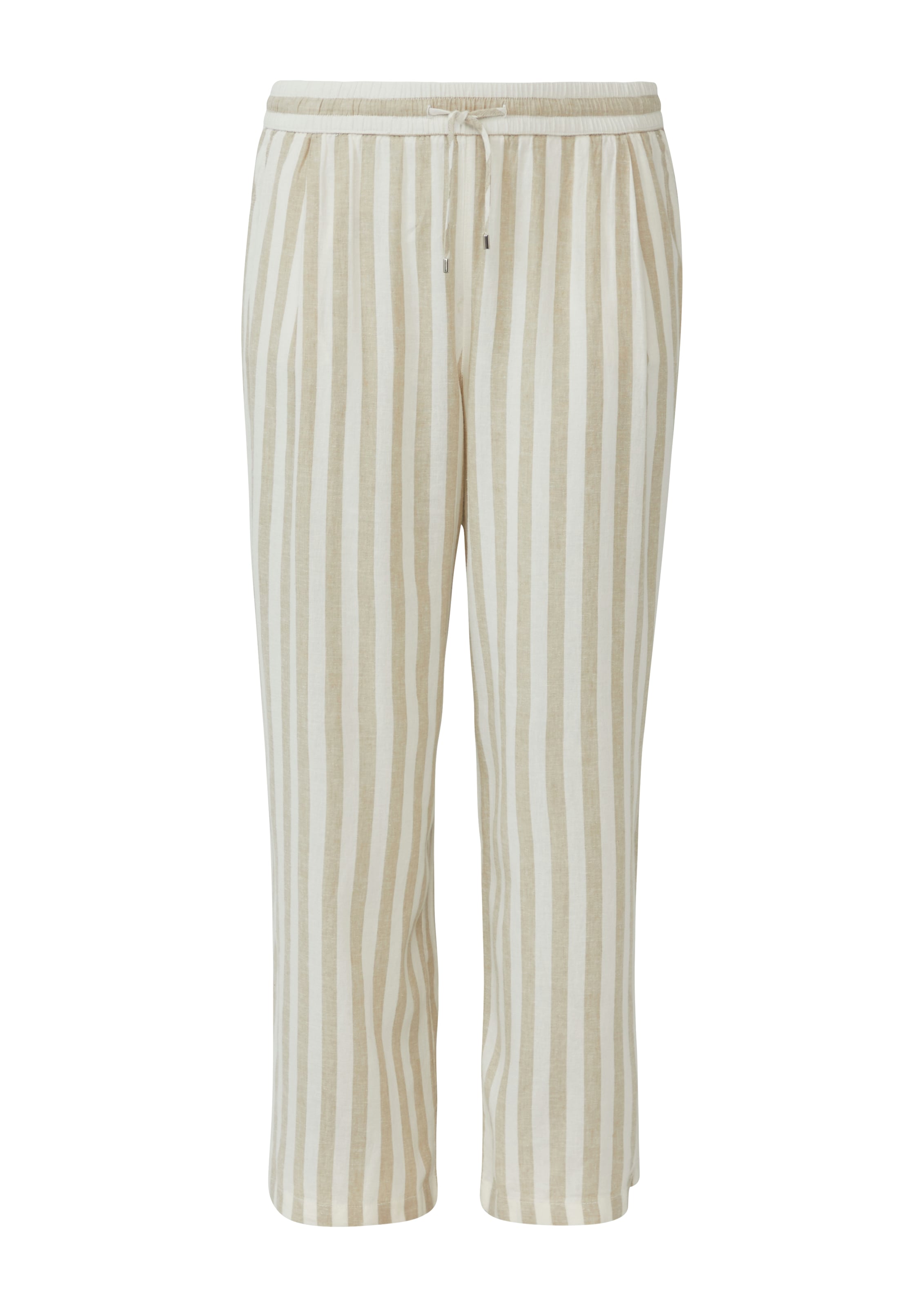 Wide Leg Pantalon s.Oliver en marron : devant