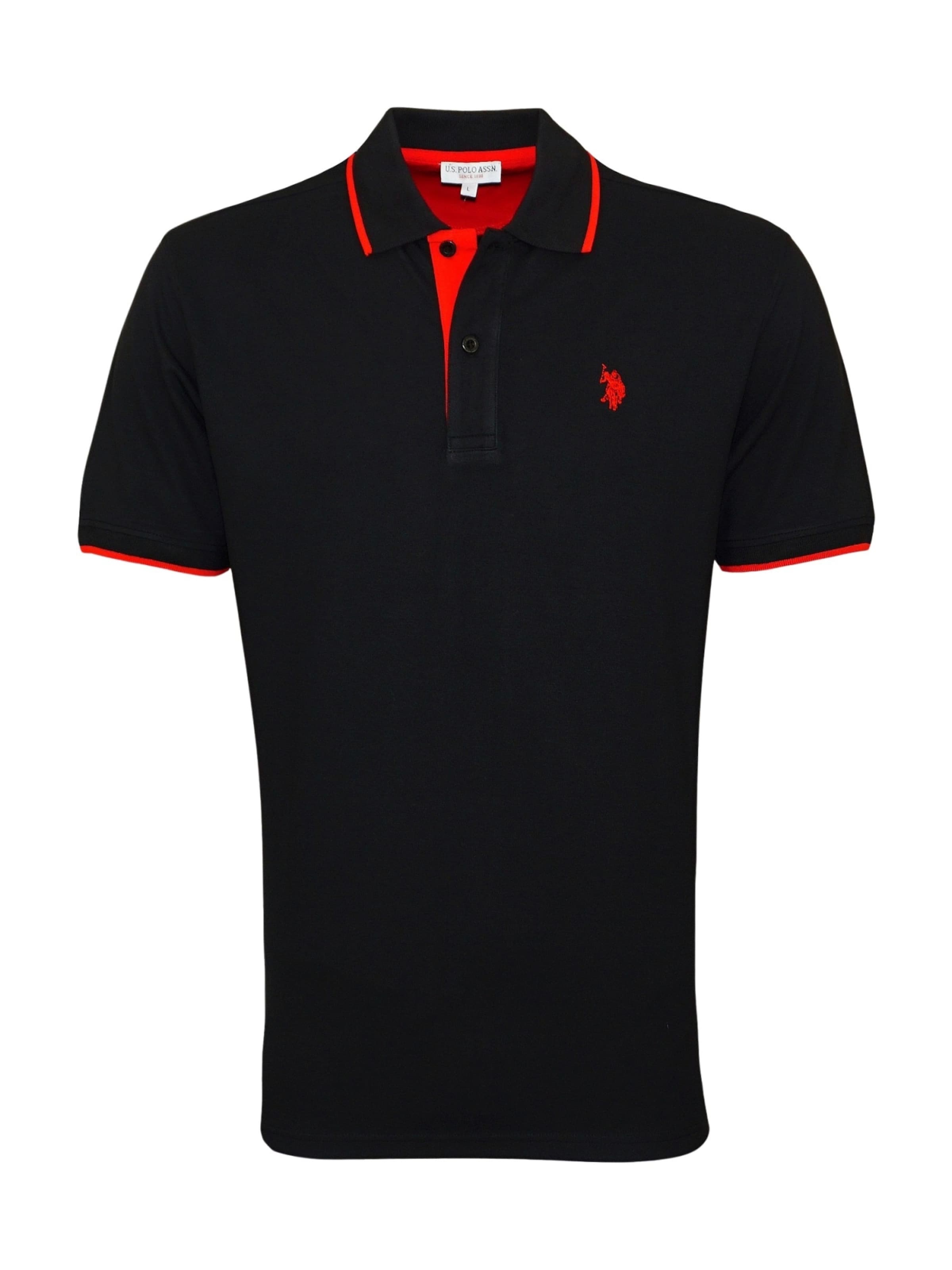 U.S. POLO ASSN. Shirt in Black: front
