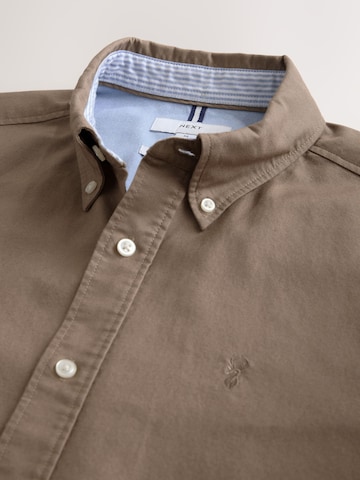 Next Regular Fit Hemd in Beige
