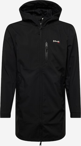 Veste mi-saison Schott NYC en noir : devant