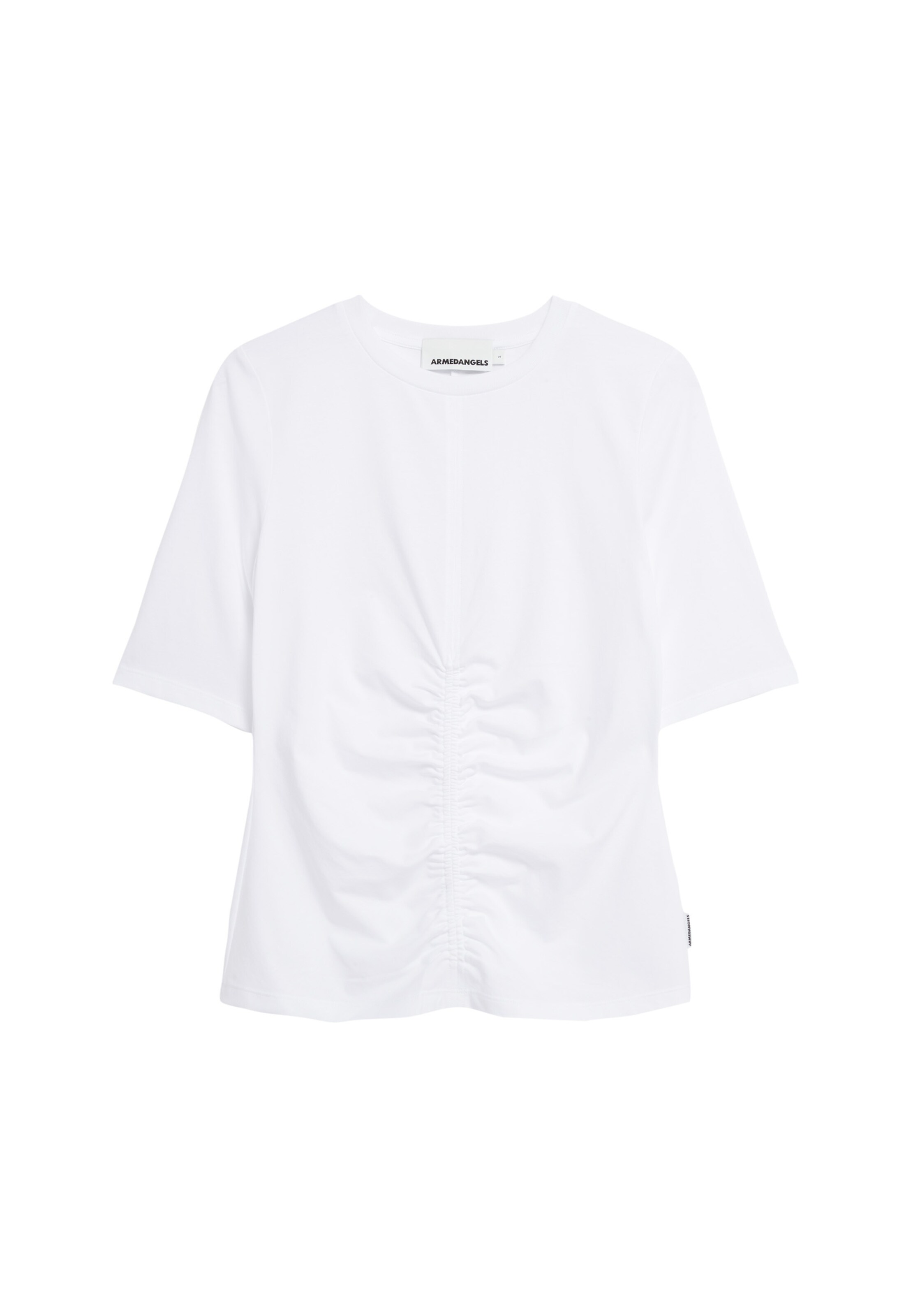 T-shirt ARMEDANGELS en blanc : devant