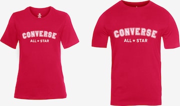 CONVERSE T-Shirt in Rot: predná strana