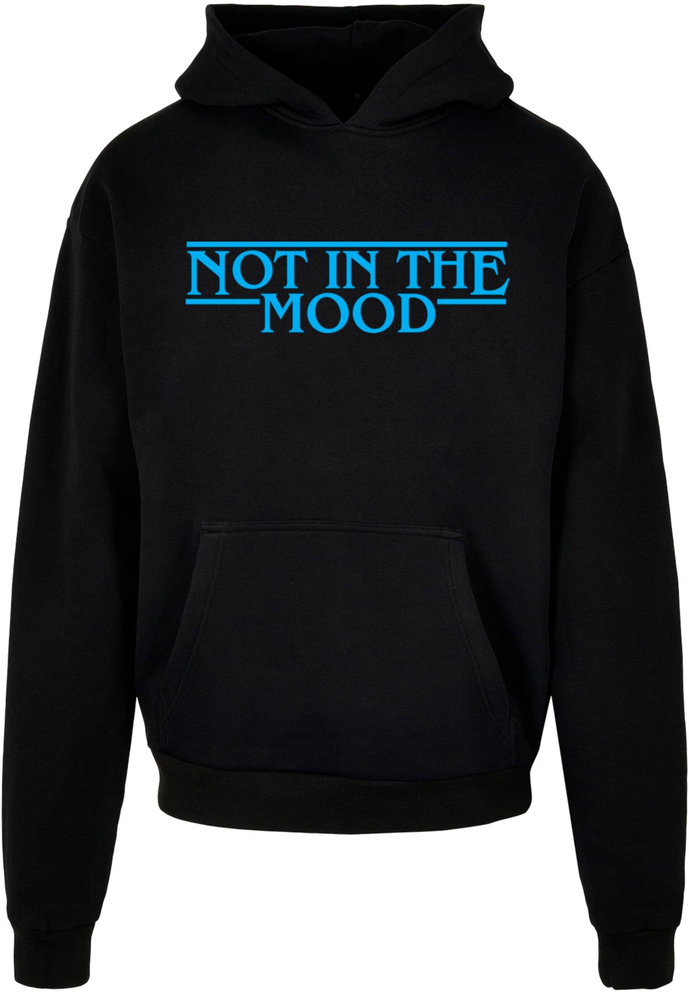 Merchcode Sweatshirt 'NITM - Stranger Mood' in Black: front