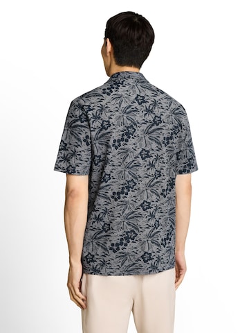 TOM TAILOR Comfort fit Button Up Shirt in Blue