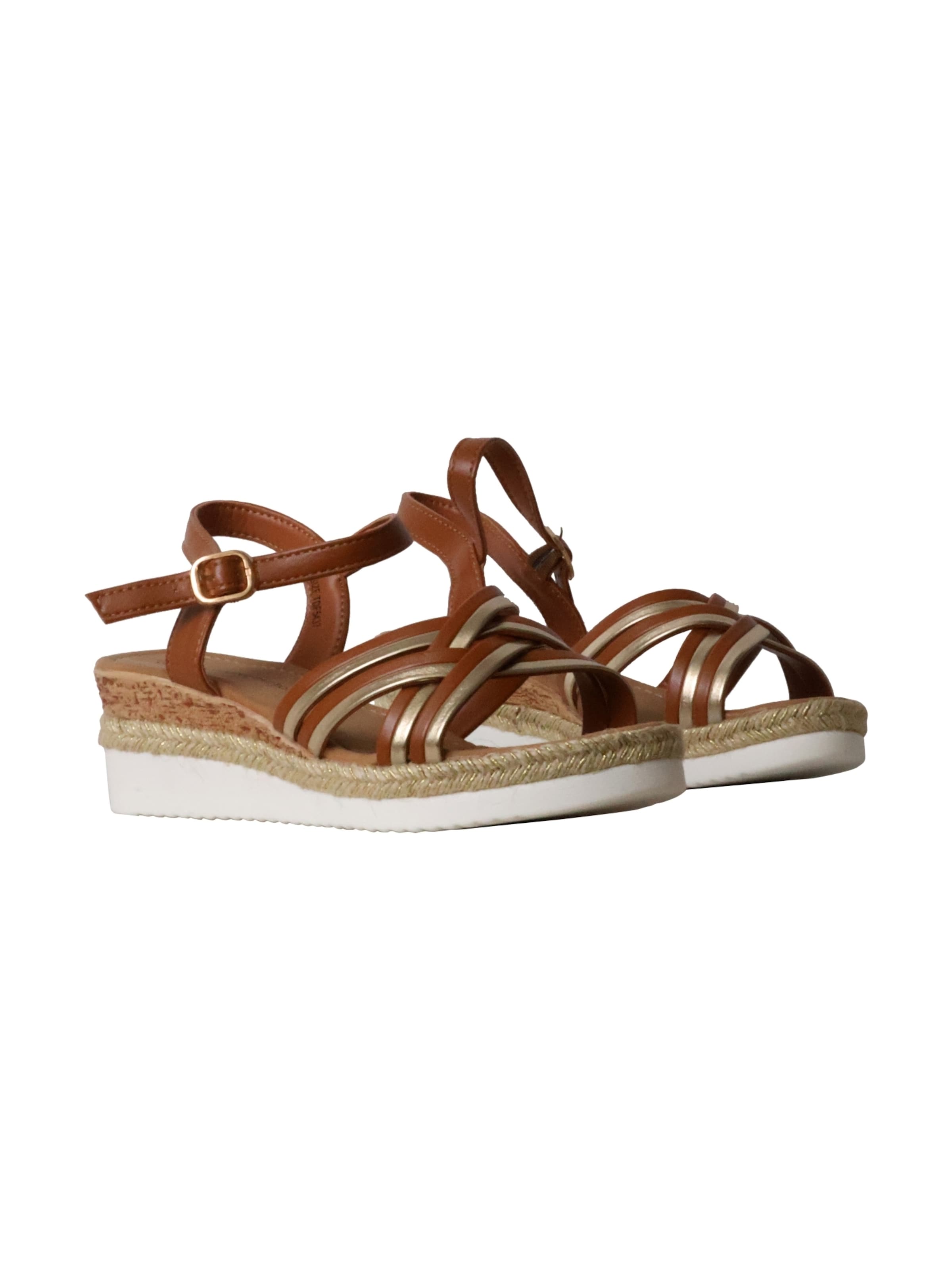 Sandales The Divine Factory en marron