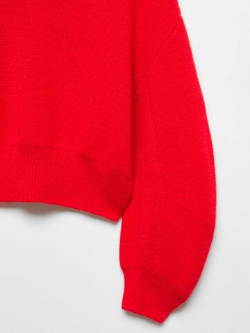 MANGO Pullover 'Car' in Rot