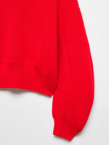 Pullover 'Car' di MANGO in rosso