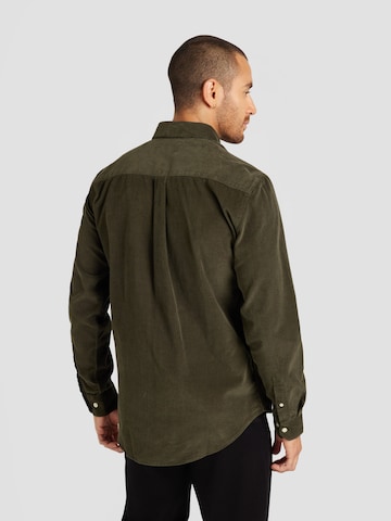Casual Friday - Regular Fit Camisa 'CF Anton' em verde