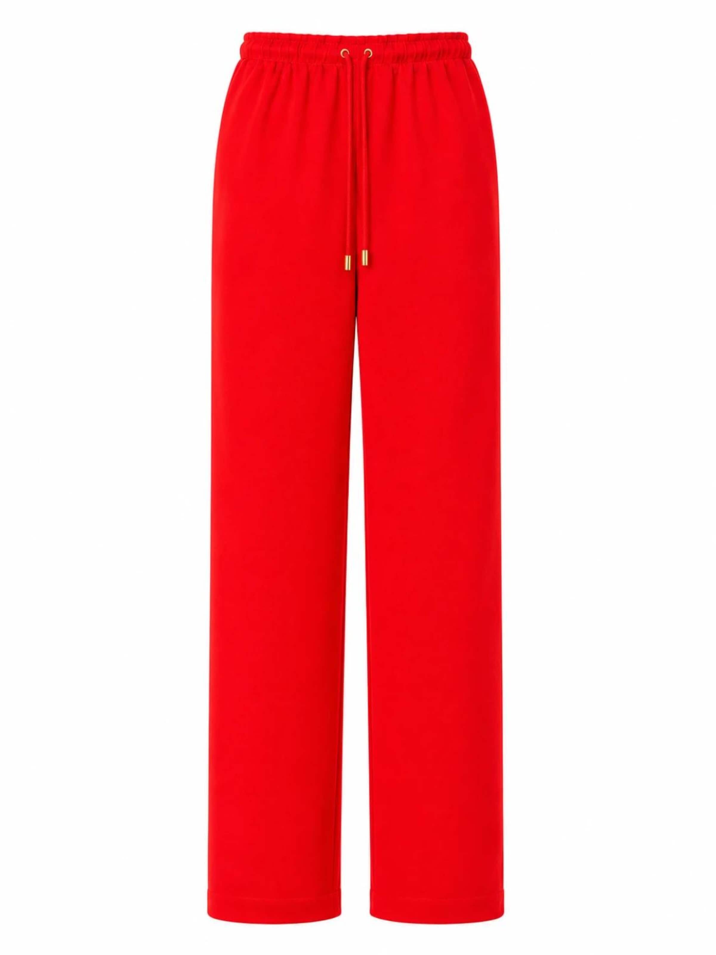 BREEZERA Wide leg Pants in Red: front