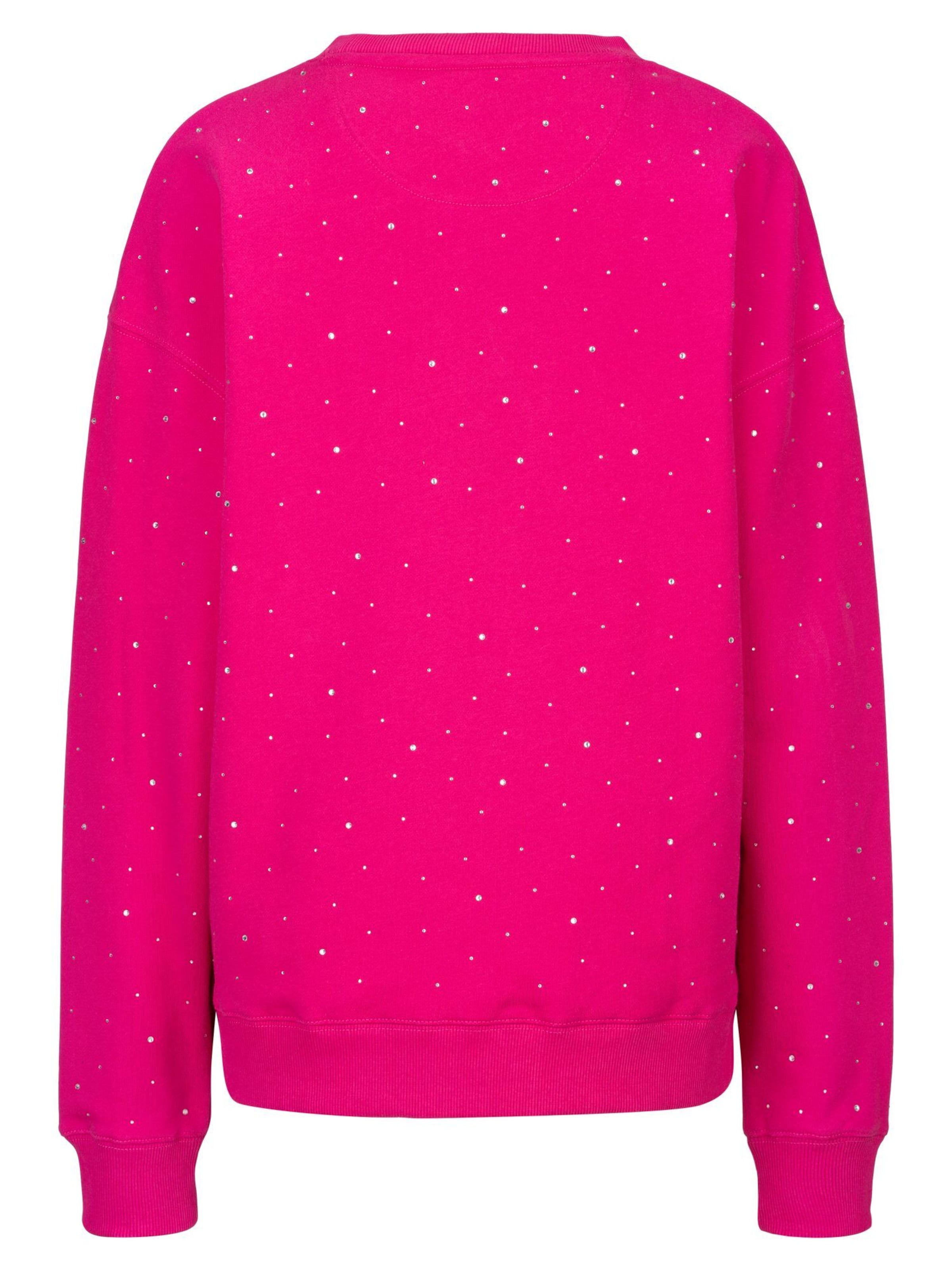 19V69 ITALIA Μπλούζα φούτερ 'Sinja Stones' σε ροζ