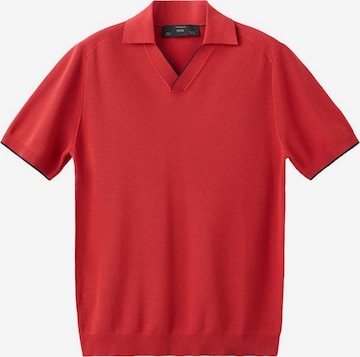 MANGO MAN Poloshirt 'Milo' in Rot: Vorderseite