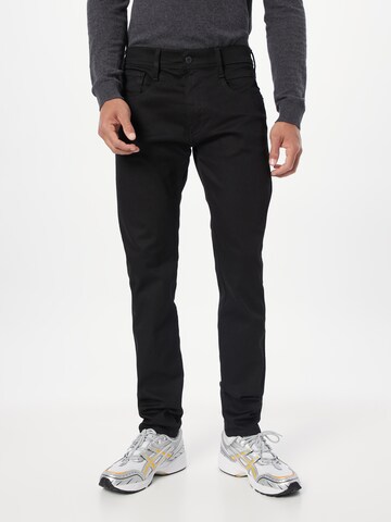 REPLAY Regular Jeans in Black: front