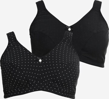 SHEEGO Bra in Black: front