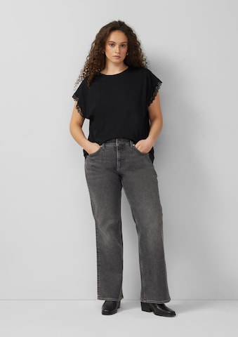 Sweat-shirt QS en noir