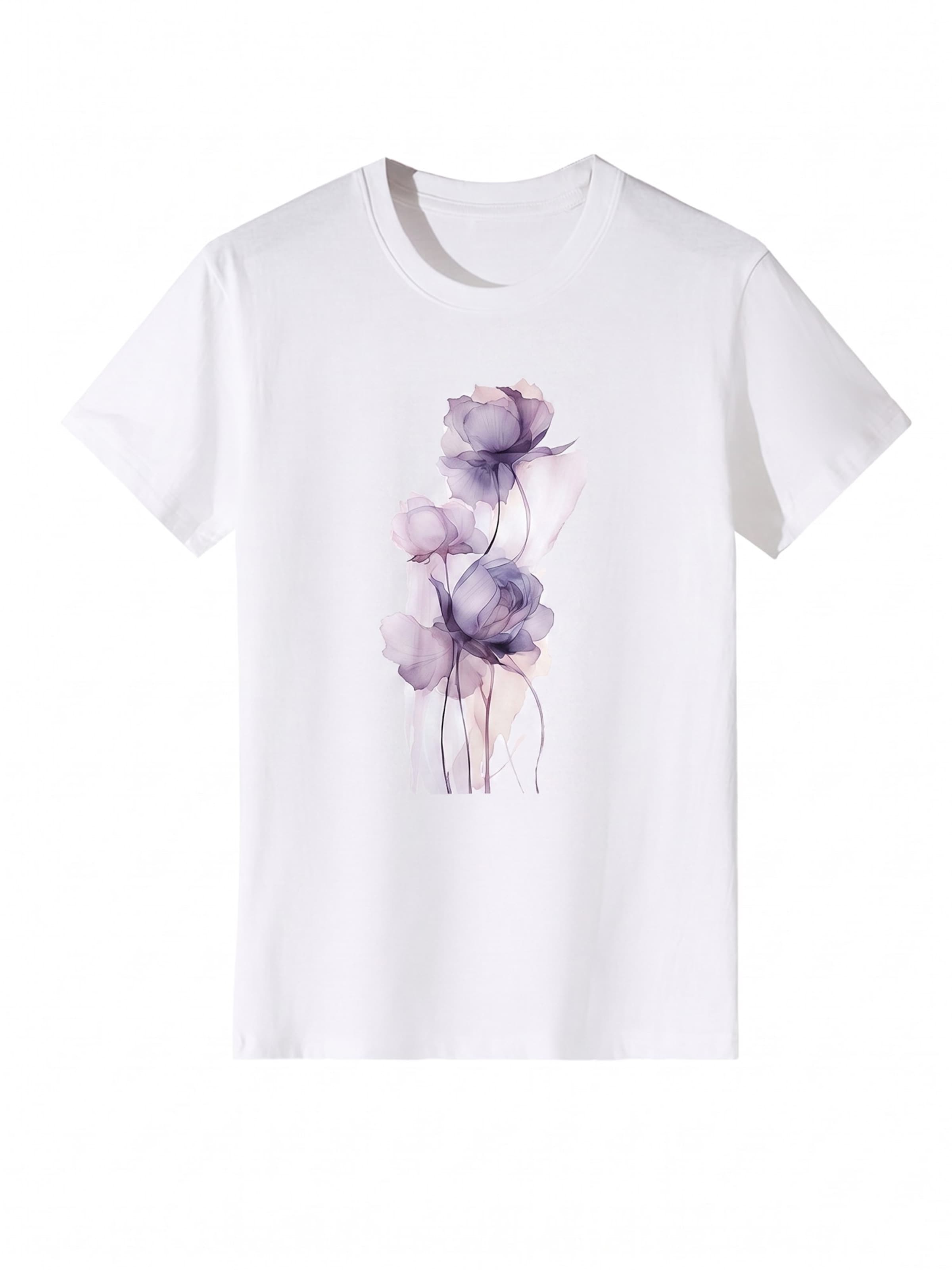 LapaPlus Shirt 'Women's Short Sleeve Shirt Summer Tops' in S in de kleur Wit, Productweergave