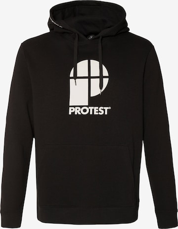 PROTEST Sweater 'CLASSIC LOGO HOODY' in Black: front