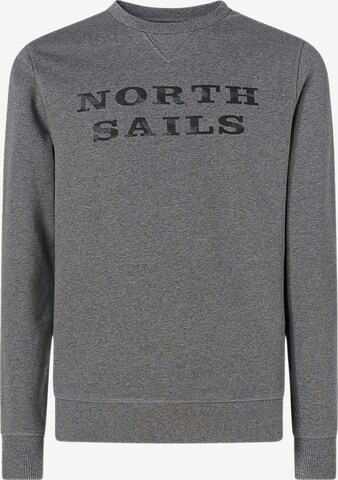 North Sails Sweatshirt in Grijs: voorkant