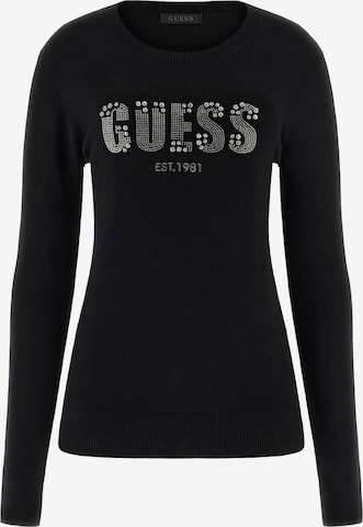 juoda GUESS Megztinis: priekis