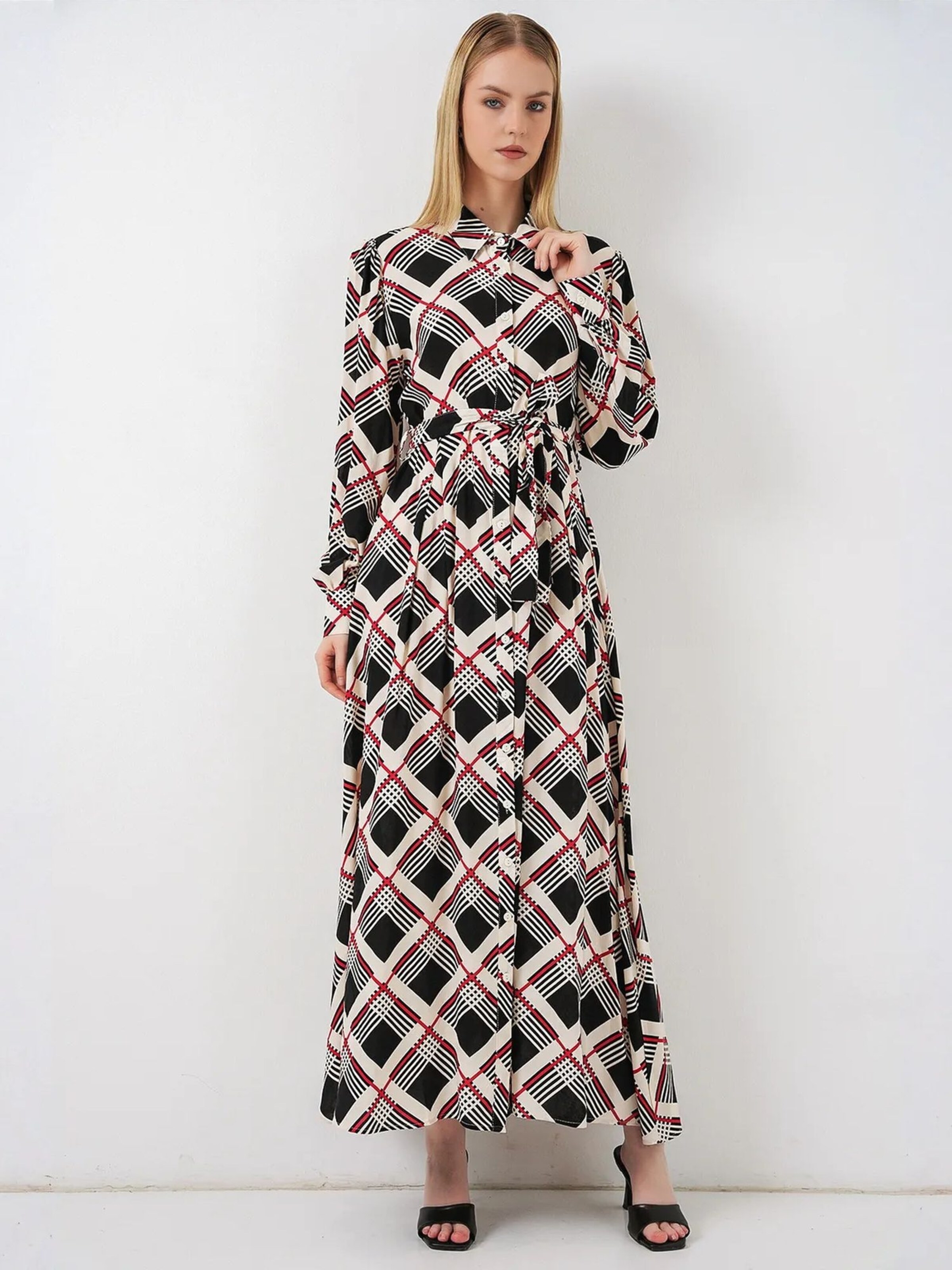Bigdart Jurk in Gemengde kleuren