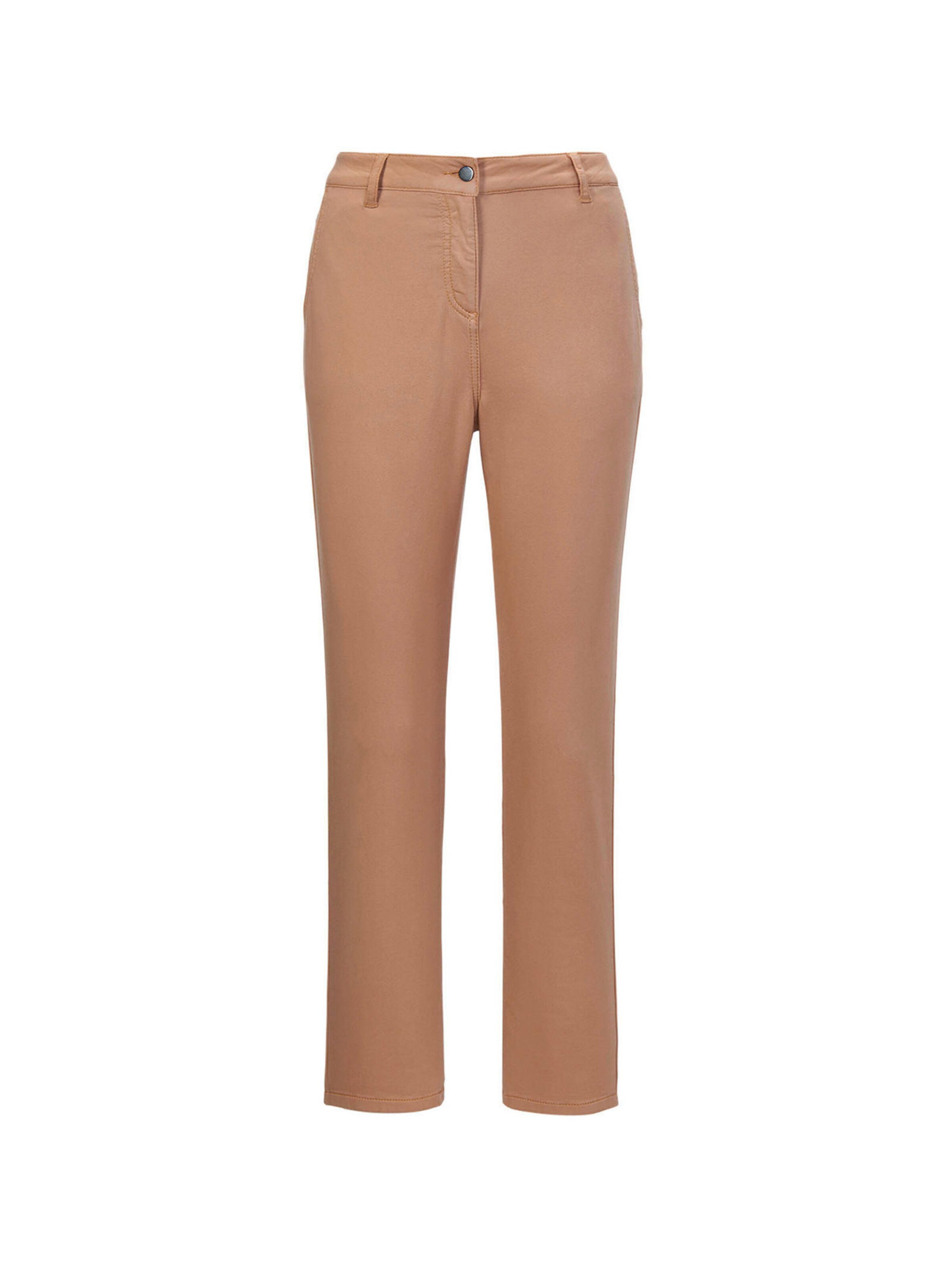 Goldner Regular Broek in Bruin: voorkant