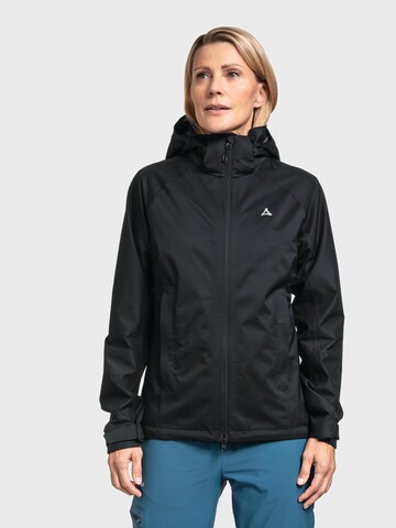 Schöffel Outdoor jacket 'Easy XT' in Black: front