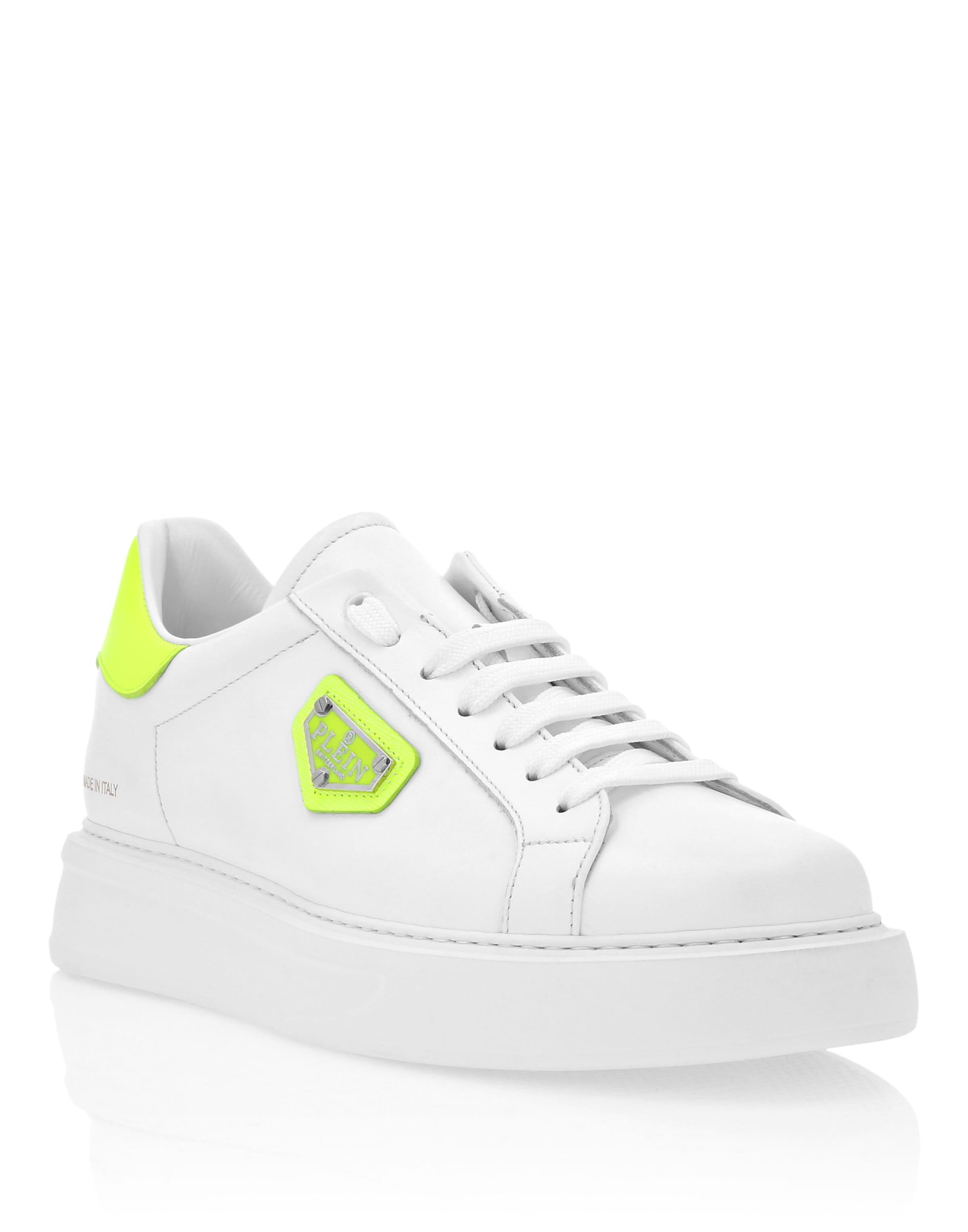 Philipp Plein - Zapatillas deportivas bajas 'Titan' en blanco: frente