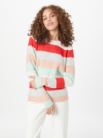 VERO MODA Pullover 'PLAZA' i beige: forside