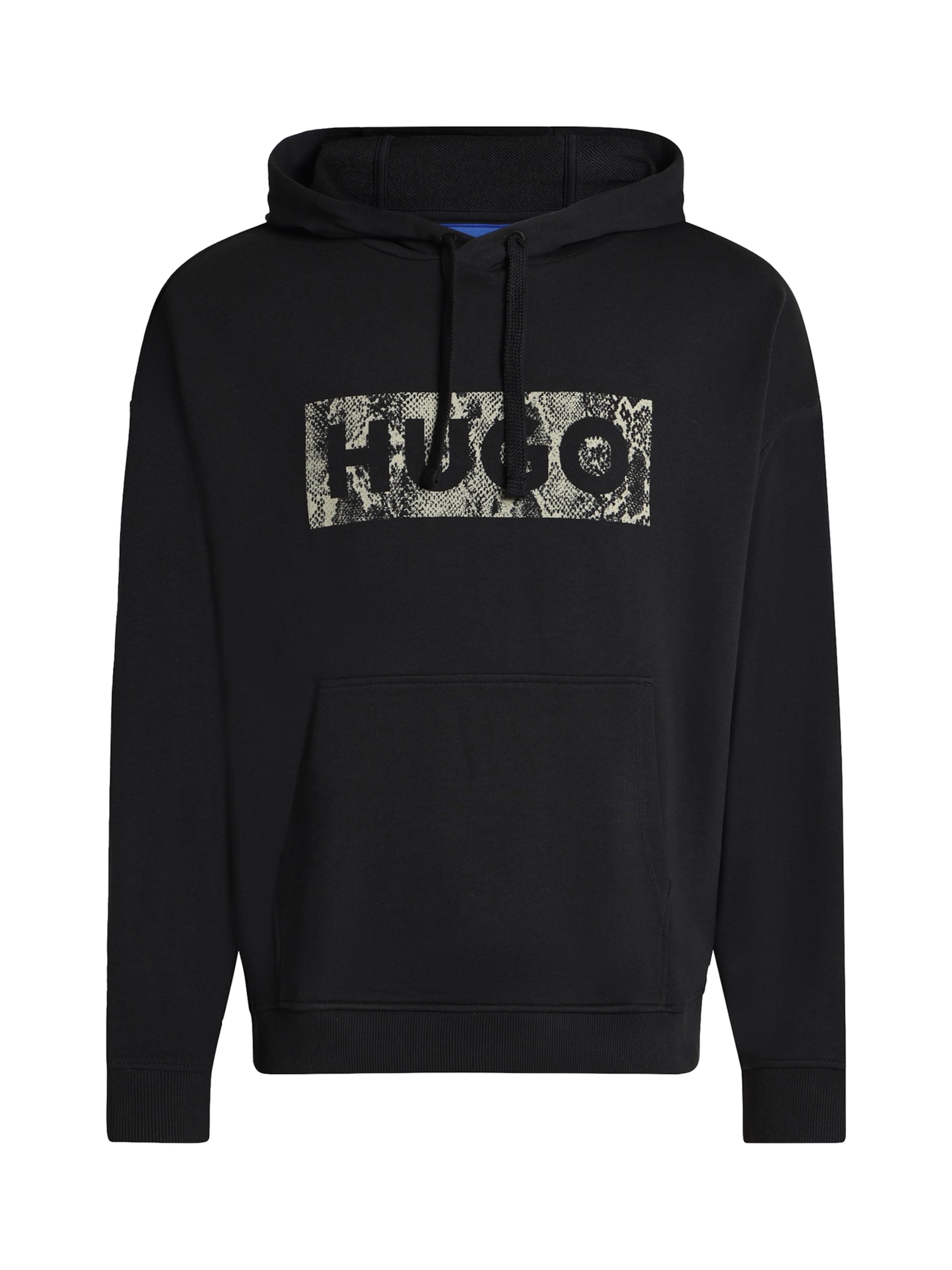 HUGO Sweatshirt 'Necdysis' in Schwarz: Vorderseite
