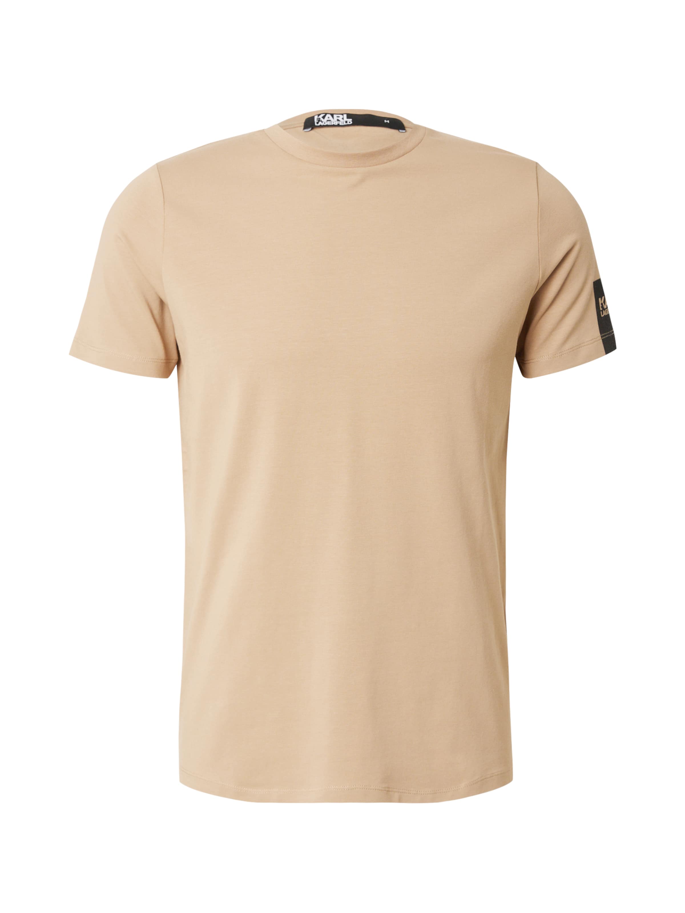 T-Shirt Karl Lagerfeld en beige : devant