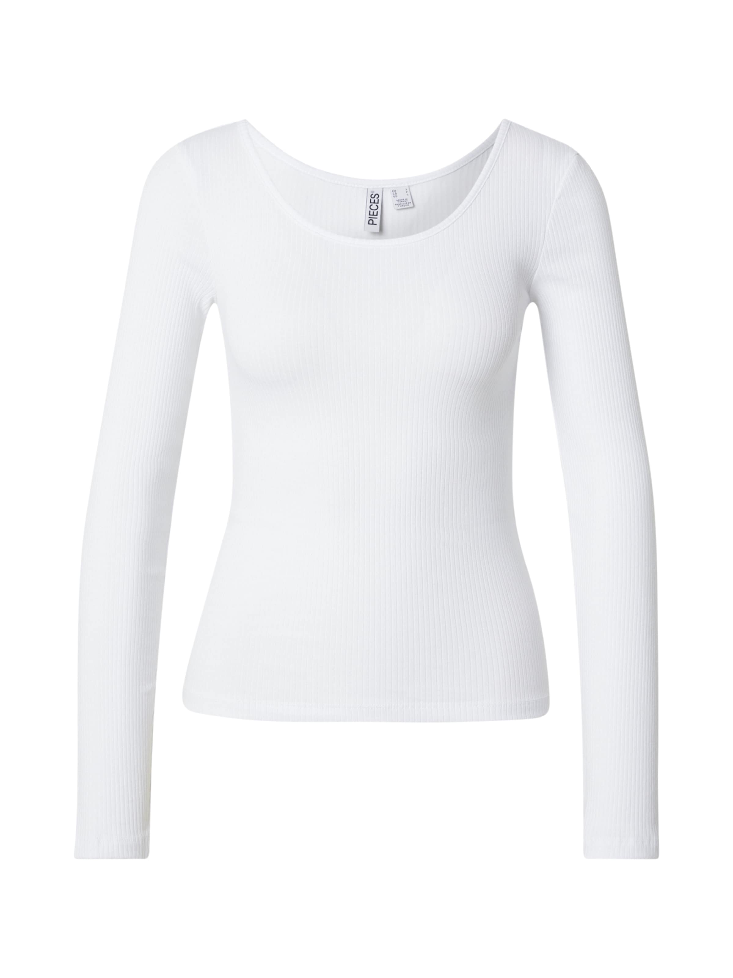 Maglietta 'PCKitte' di PIECES in bianco: frontale