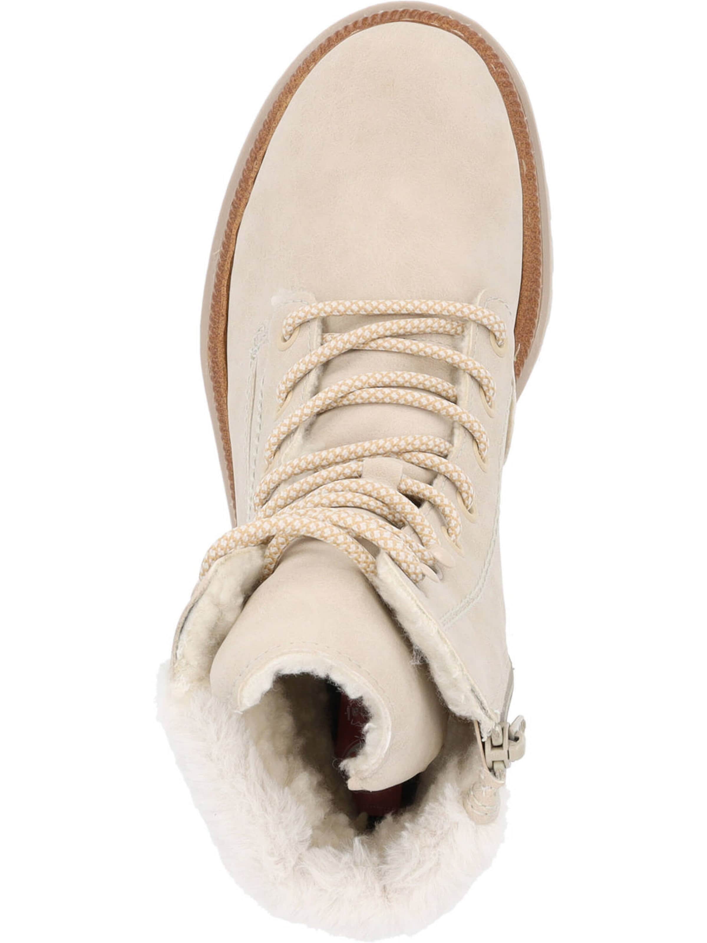 Rieker Snørestøvletter i beige