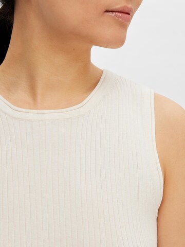 Tops en tricot 'LYDIA' SELECTED FEMME en beige