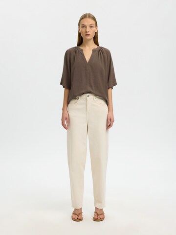 SELECTED Blouse 'SLFVIVA' in Bruin