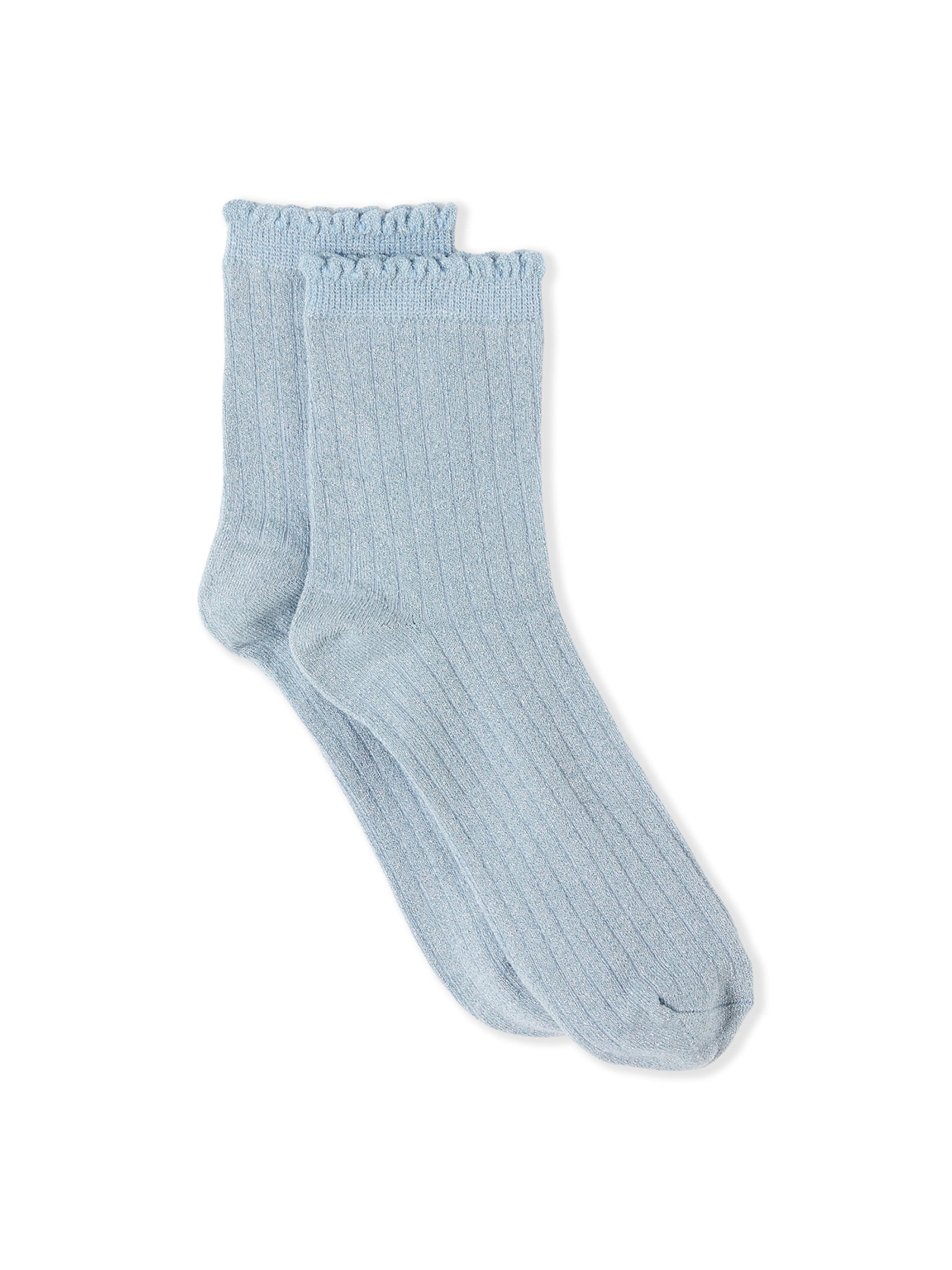 ETAM Socks 'nova' in Blue: front