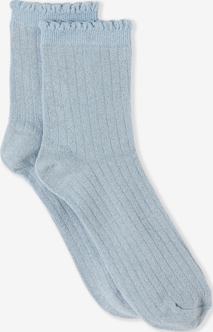 ETAM Socks 'nova' in Blue: front