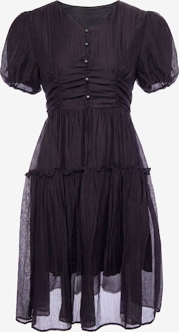 Robe faina en noir : devant
